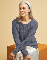 Sirdar No.1 DK Scallop Stitch Short Cardi Pattern 10665
