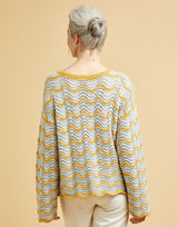 Sirdar No.1 DK Fan & Feather Stitch Top Pattern 10671