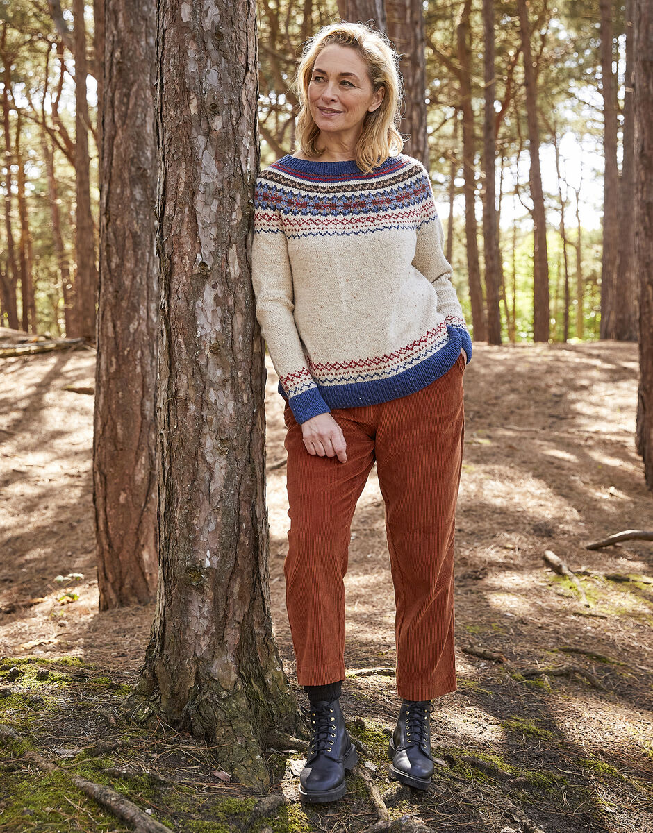 Sirdar Haworth Tweed DK Rambling Sweater Pattern 10690