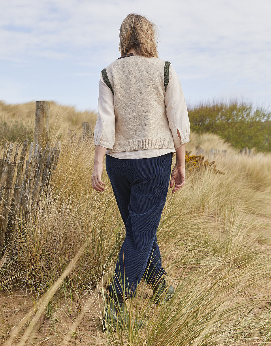 Sirdar Haworth Tweed DK Field Guide Vest Pattern 10695