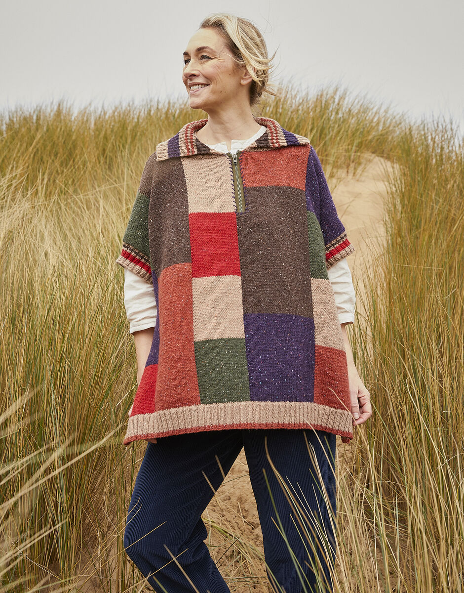 Sirdar Haworth Tweed DK Woodland Walk Poncho Pattern 10697