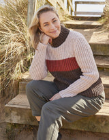 Sirdar Haworth Tweed DK Coastline Roll Neck Pattern 10698