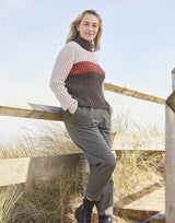 Sirdar Haworth Tweed DK Coastline Roll Neck Pattern 10698
