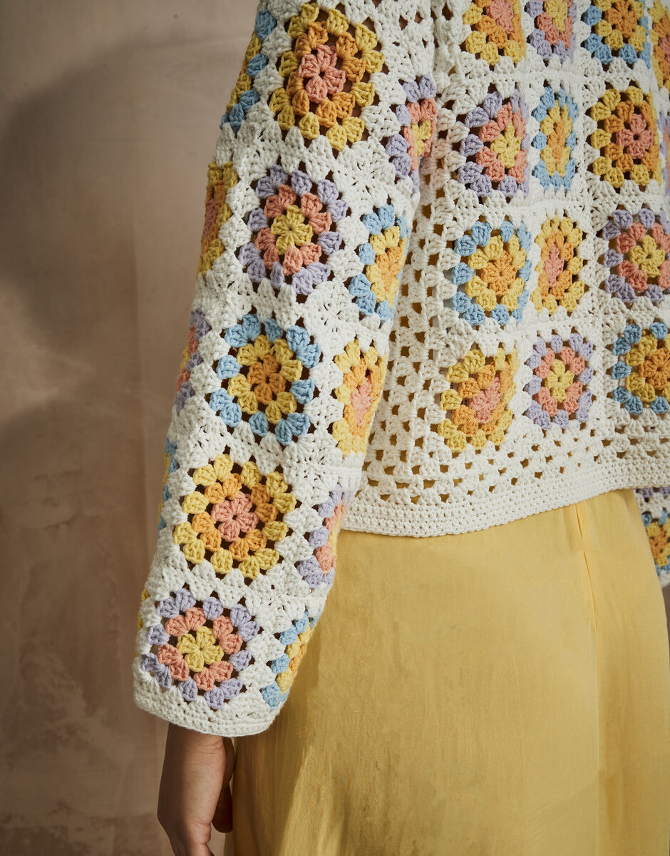 Sirdar Stories DK Urban Hues Cardigan Crochet Pattern 10740