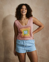 Sirdar Stories DK Metro Square Top Crochet Pattern 10743