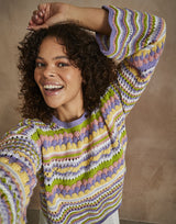 Sirdar Stories DK CityZen Cropped Sweater Knitting Pattern 10747