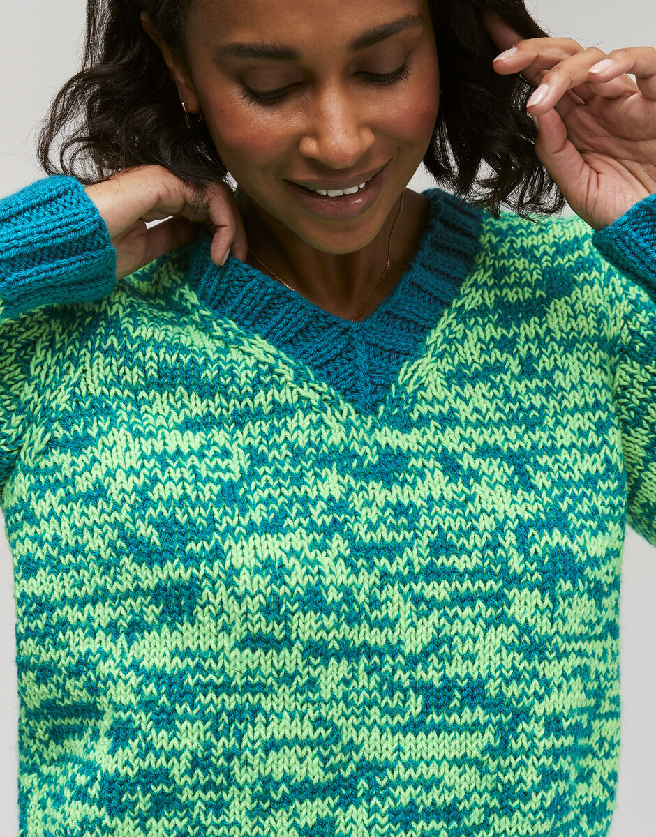 Hayfield Bonus DK Fashion Fusion Sweater Pattern 10751