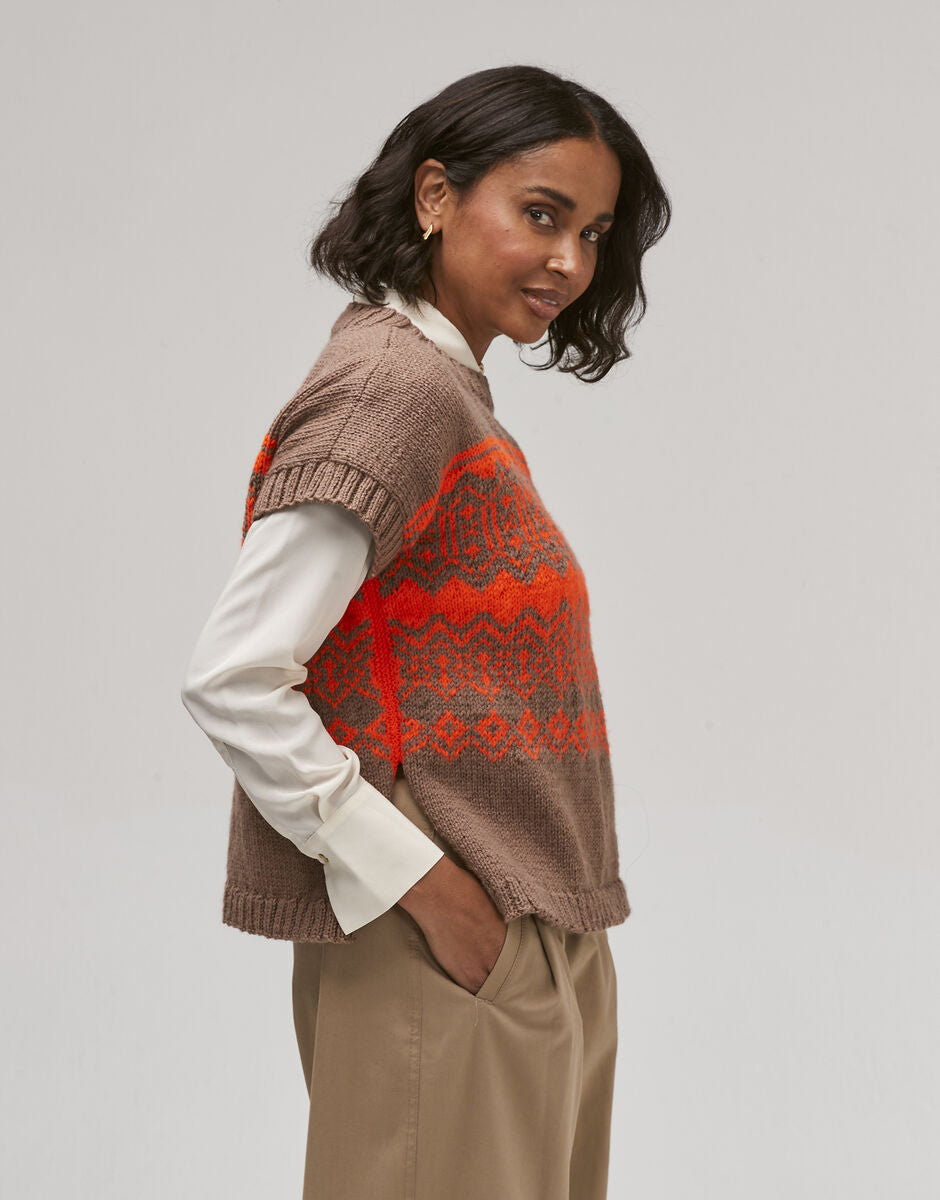 Hayfield Bonus DK Voltage Vest Pattern 10753
