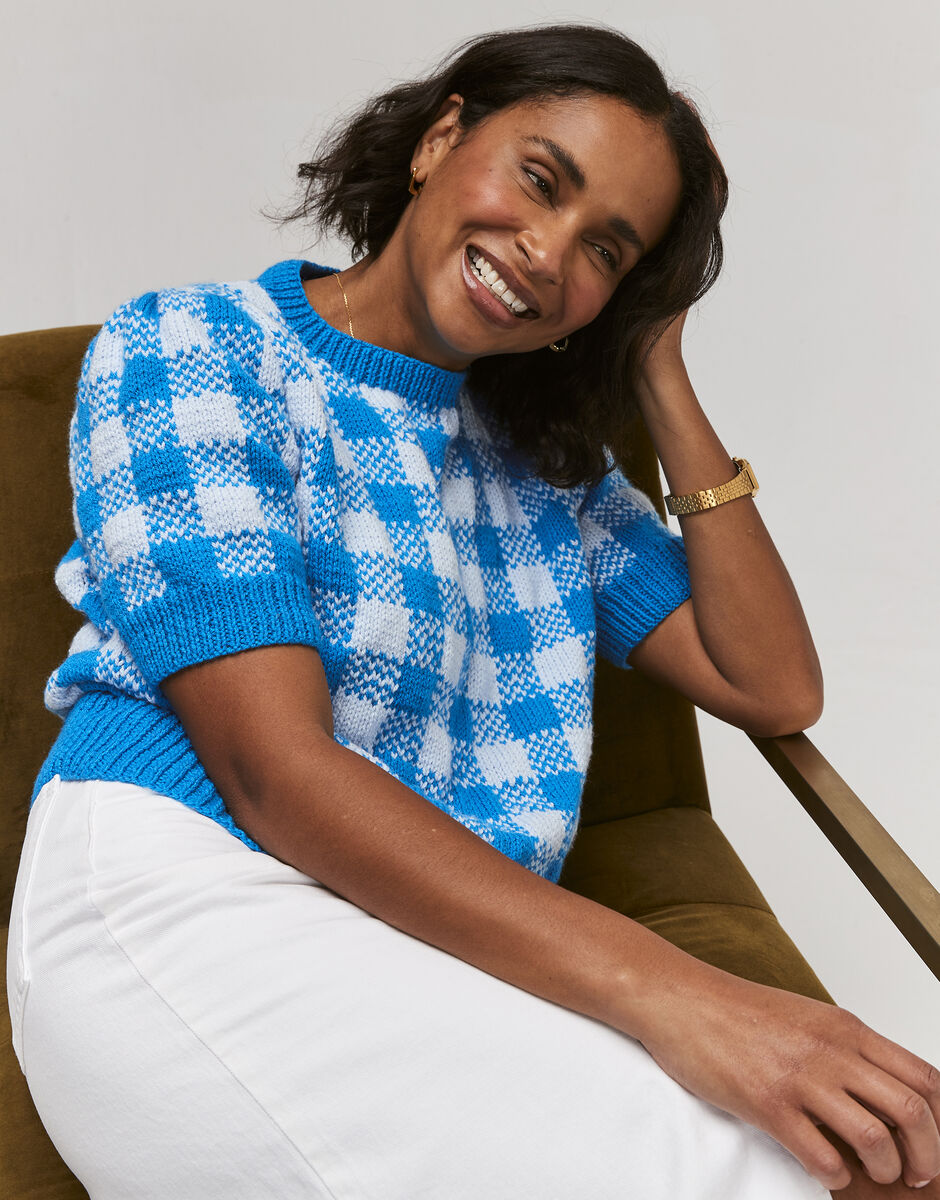 Hayfield Bonus DK Bright Sparks Sweater Pattern 10754