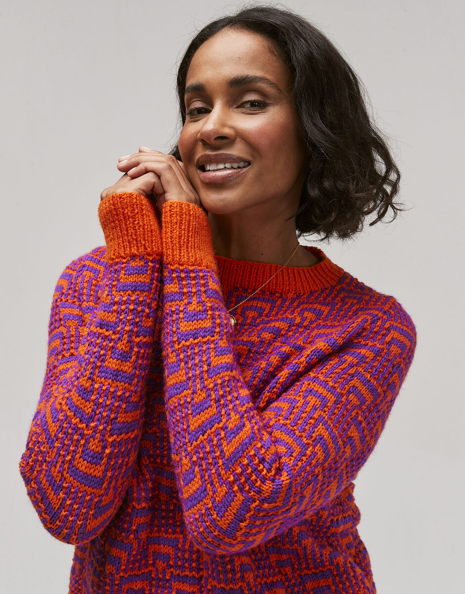 Hayfield Bonus DK Pulse Flash Sweater Pattern 10756