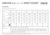 Hayfield Spirit Chunky Sweater Pattern 10858