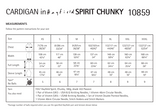 Hayfield Spirit Chunky Cardigan Pattern 10859