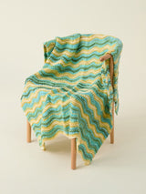Hayfield Spirit Chunky Wave Knit Blanket Pattern 10862