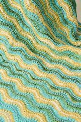 Hayfield Spirit Chunky Wave Knit Blanket Pattern 10862