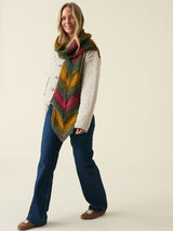 Hayfield Spirit Chunky Chevron Scarf Pattern 10865