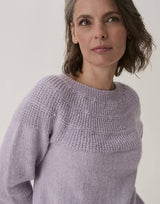 Sirdar Loveful Bio-Blend DK Scallop Shell Yoke Sweater Pattern 10908