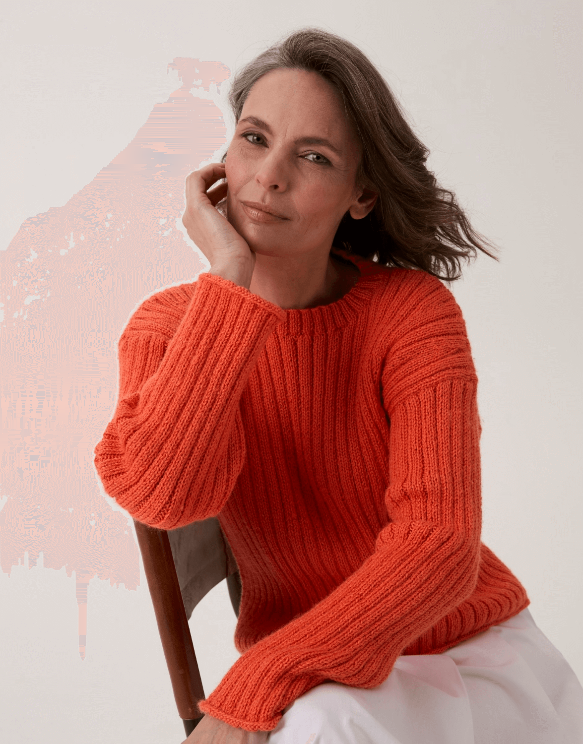 Sirdar Loveful Bio-Blend DK Flower Rib Sweater Pattern 10909