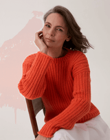 Sirdar Loveful Bio-Blend DK Flower Rib Sweater Pattern 10909