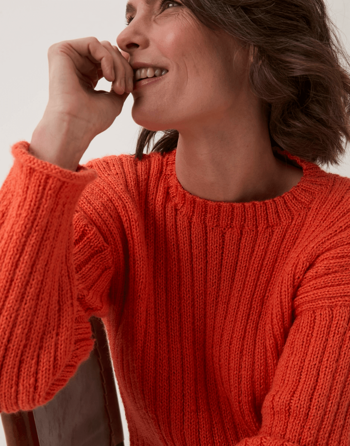Sirdar Loveful Bio-Blend DK Flower Rib Sweater Pattern 10909