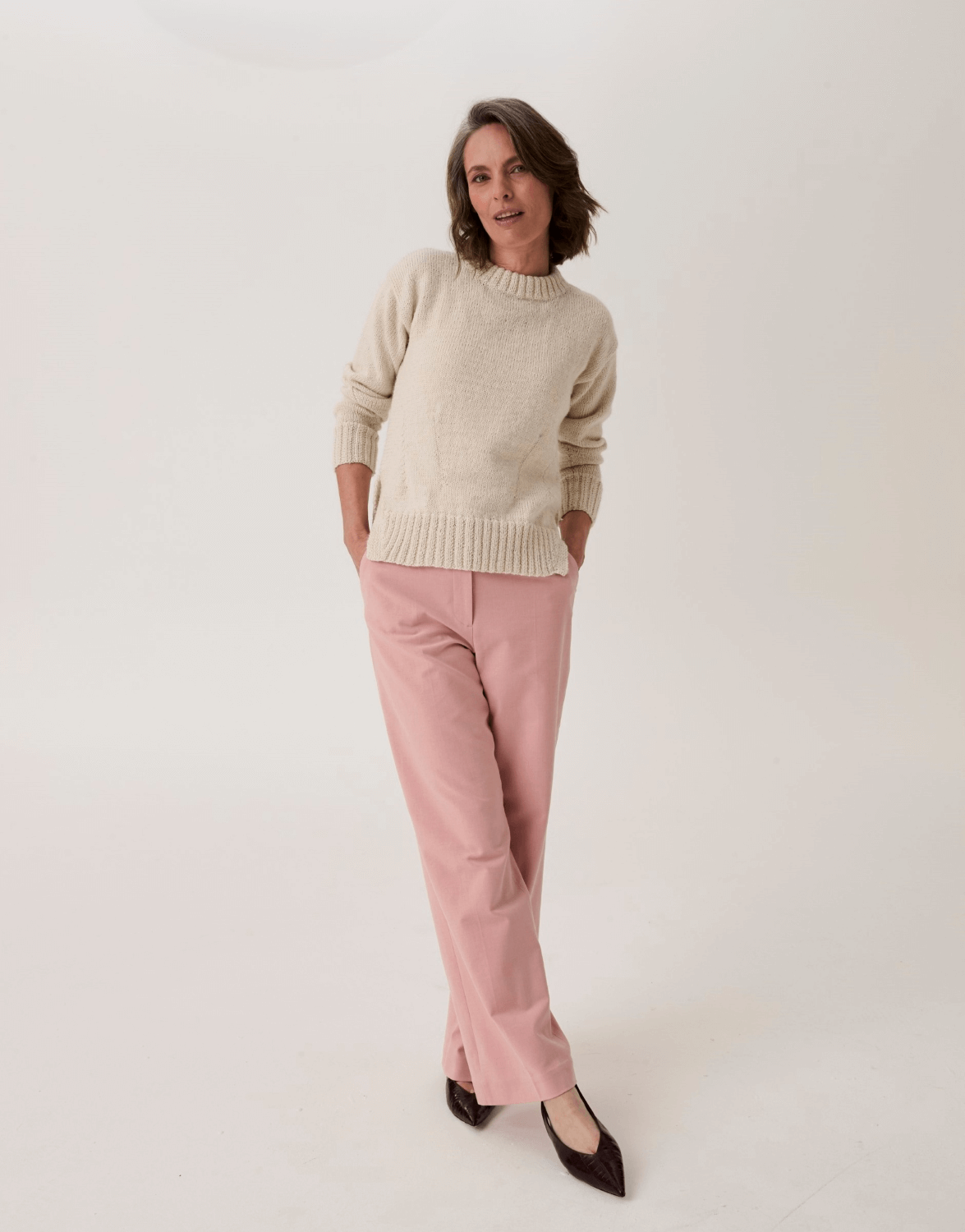 Sirdar Loveful Bio-Blend DK Mushroom Sweater Pattern 10910