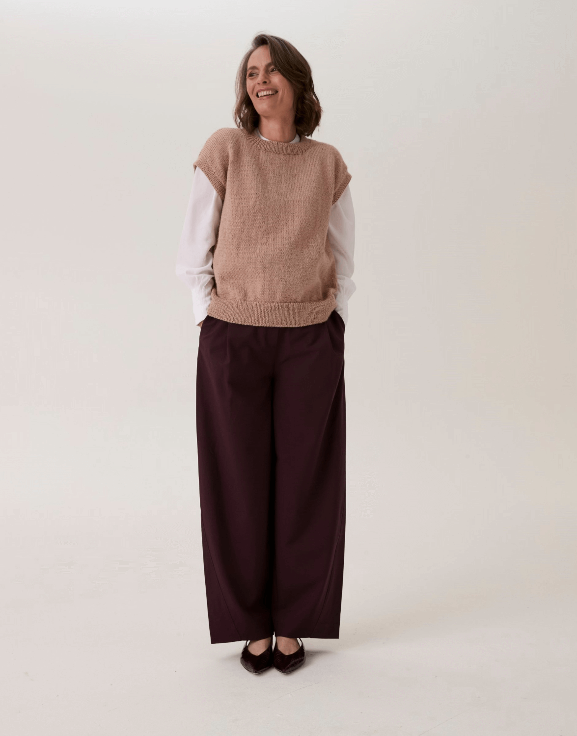 Sirdar Loveful Bio-Blend DK Barley Cable Tank Pattern 10916