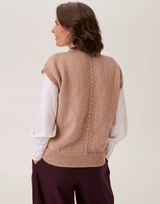 Sirdar Loveful Bio-Blend DK Barley Cable Tank Pattern 10916