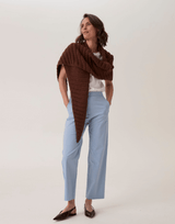 Sirdar Loveful Bio-Blend DK Clam Shell Ribbed Shawl Pattern 10919