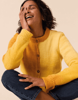 Sirdar Jewelspun Ombre Aran Off-Set Ombre Cardigan Pattern 10924