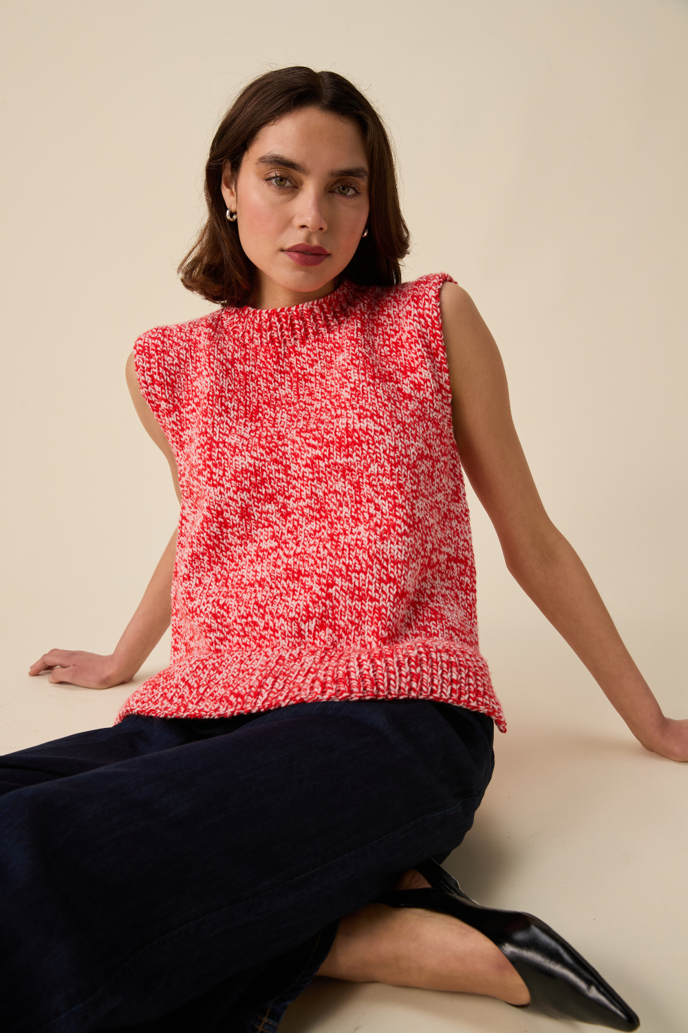 Sirdar Hayfield Bonus Marl Chunky Twin Round Neck Vest Pattern 10952