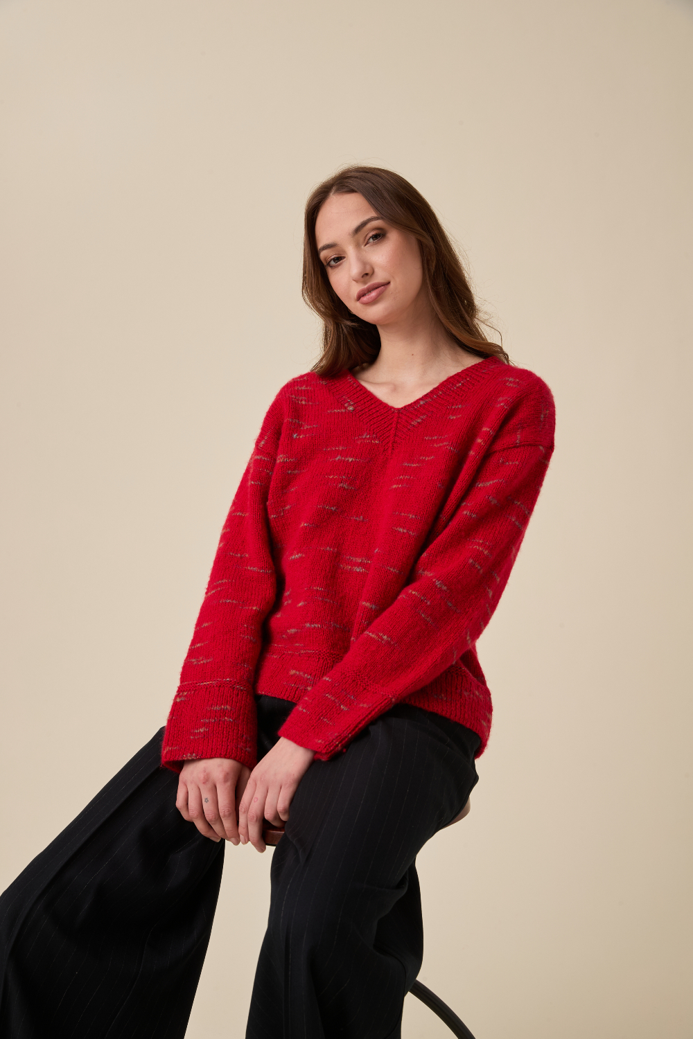Sirdar Embers DK Firefly V Neck Sweater Pattern 10956