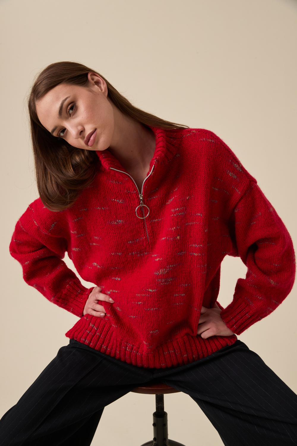 Sirdar Embers DK Flashpoint Zip-Up Sweater Pattern 10962