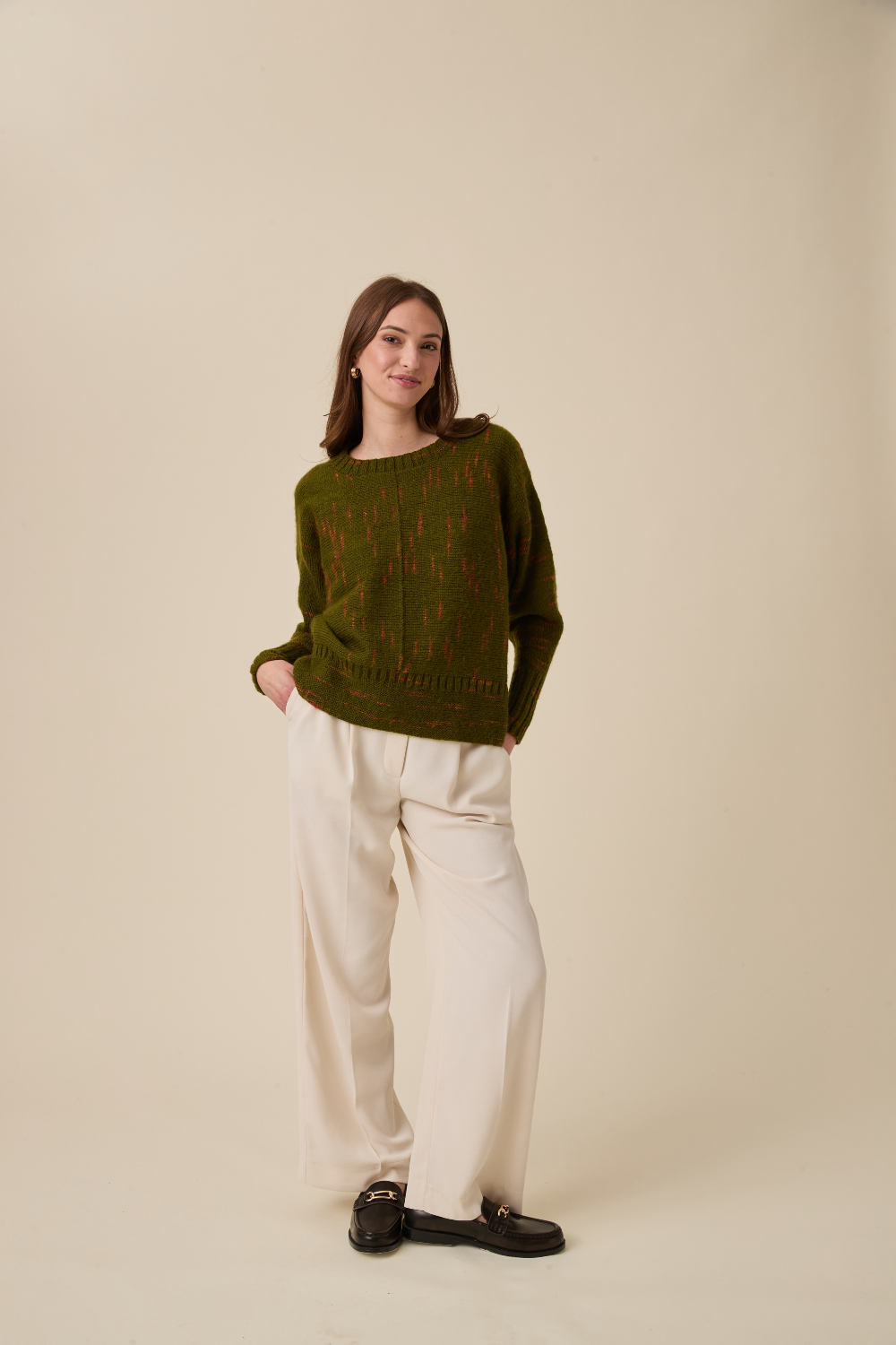 Sirdar Embers DK Glimmer Sideways Sweater Pattern 10963