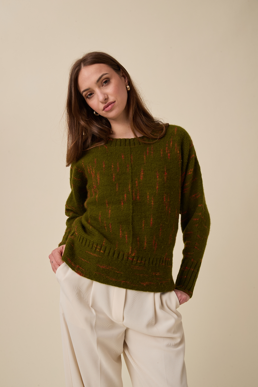 Sirdar Embers DK Glimmer Sideways Sweater Pattern 10963