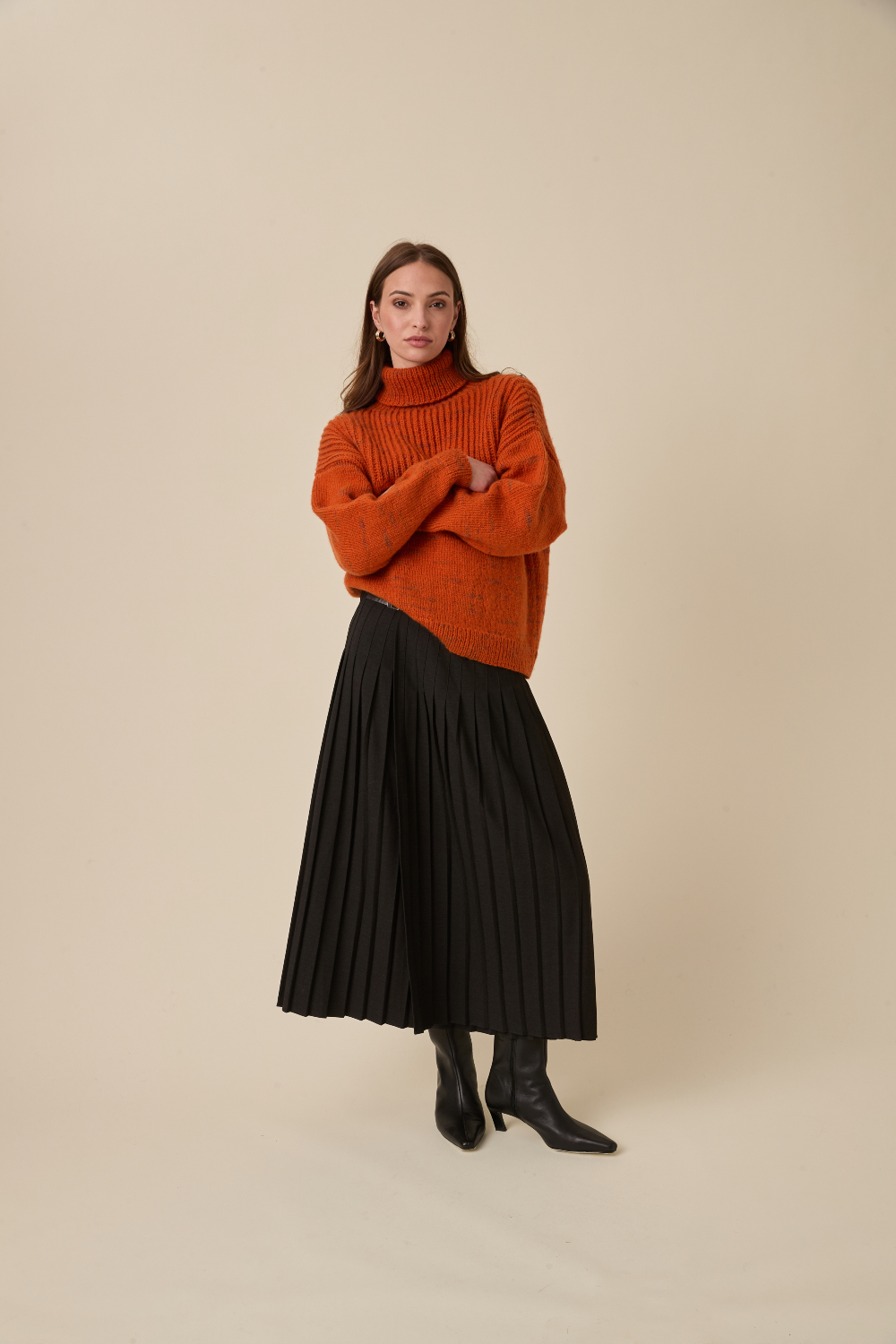 Sirdar Embers DK Comet Roll Neck Sweater Pattern 10964