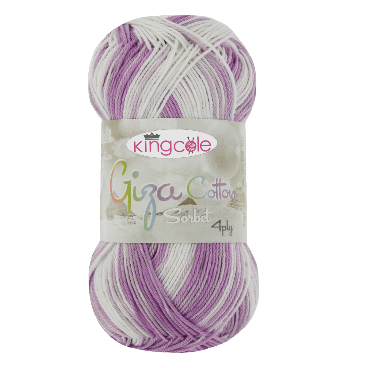 King Cole Giza Cotton Sorbet 4Ply 50g