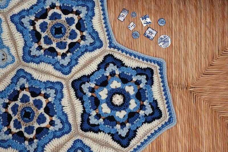 Delft Blanket by Janie Crow - Yarn Pack