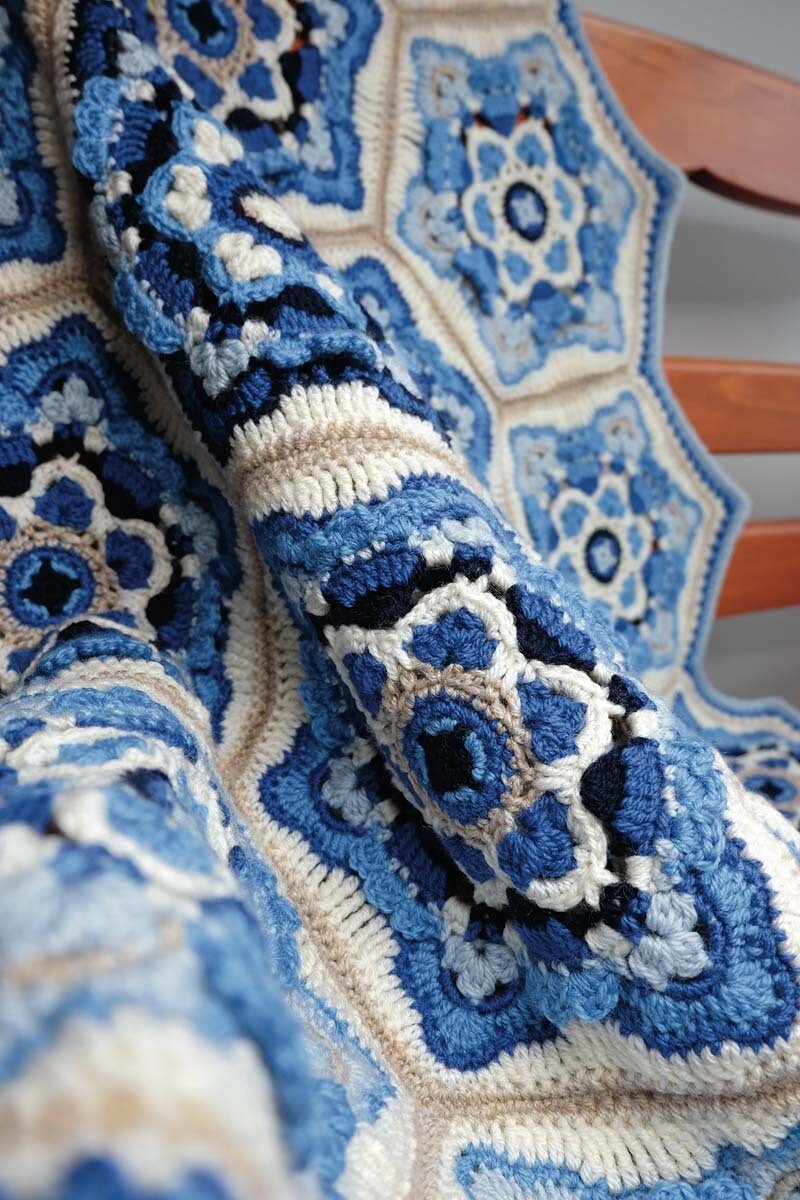 Delft Blanket by Janie Crow - Yarn Pack