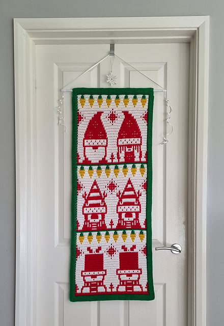 Gonk's Holiday Mosaic Blanket by Rosina Plane - Yarn Pack