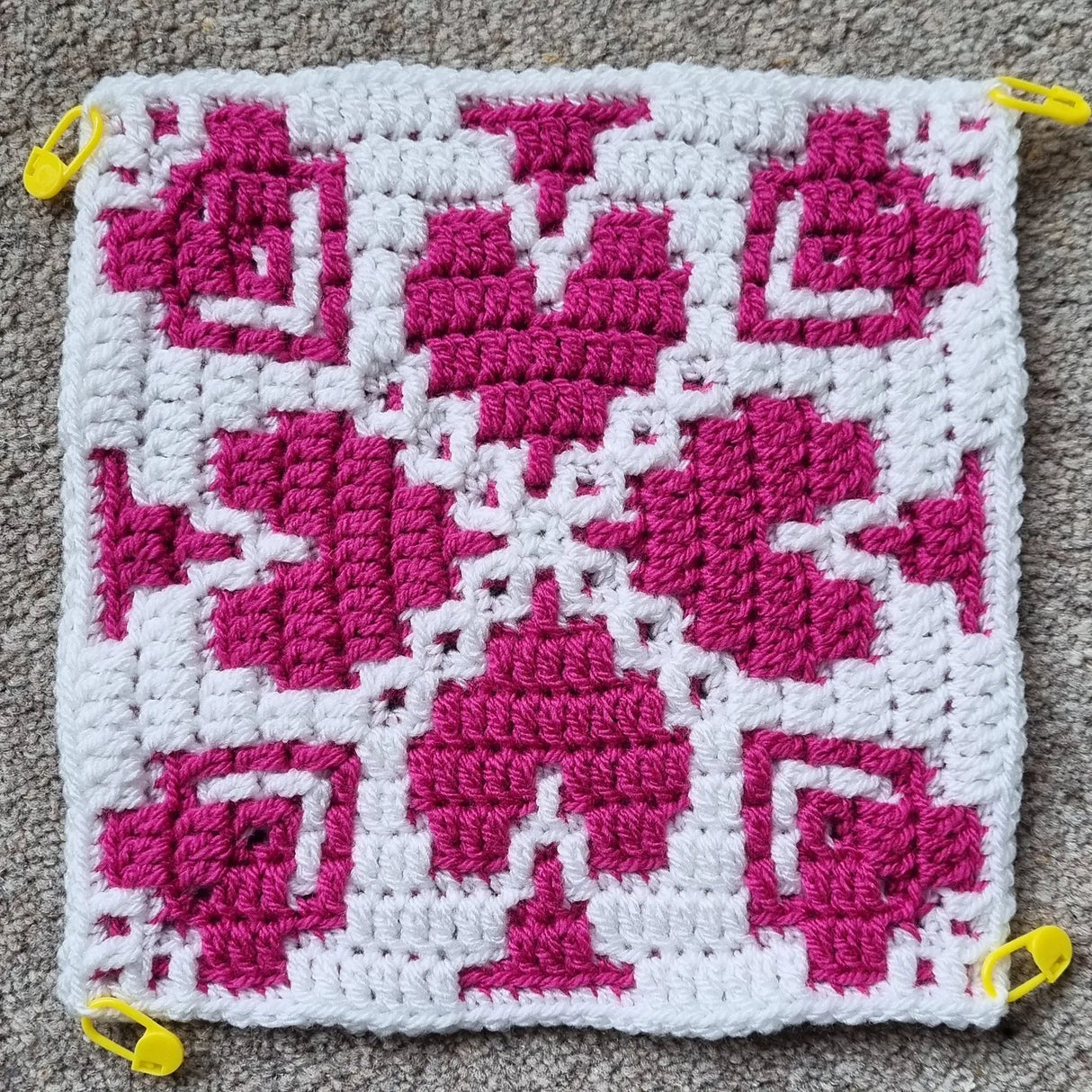 Everlasting Love Mosaic Blanket by Rosina Plane - Yarn Pack