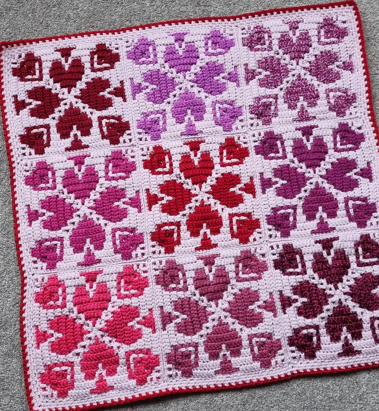 Everlasting Love Mosaic Blanket by Rosina Plane - Yarn Pack