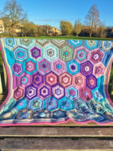 Woolcraft New Fashion DK Hexagon Temperature Blanket Pattern WC3011