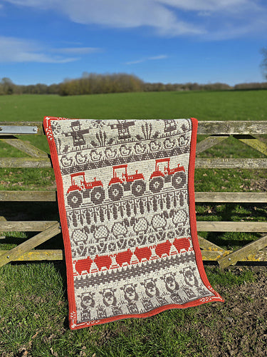 Harmony Farm Throw Blanket by Rosina Plane - Yarn Pack