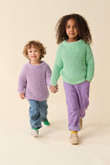 Sirdar Snuggly Chunky Scandi Rib Sweater Pattern 2631