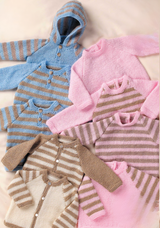 King Cole DK Raglan Sweaters and Jackets Pattern 2821*