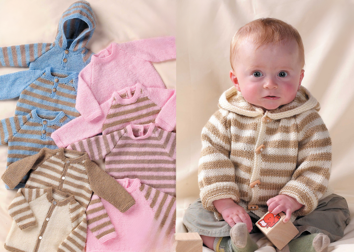 King Cole DK Raglan Sweaters and Jackets Pattern 2821*