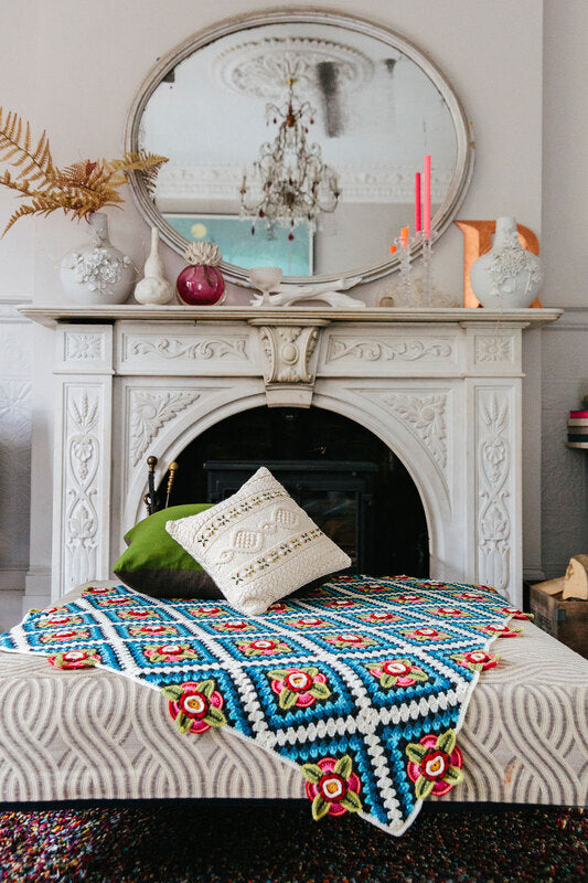 Mexican Diamonds Blanket by Janie Crow - Yarn Pack
