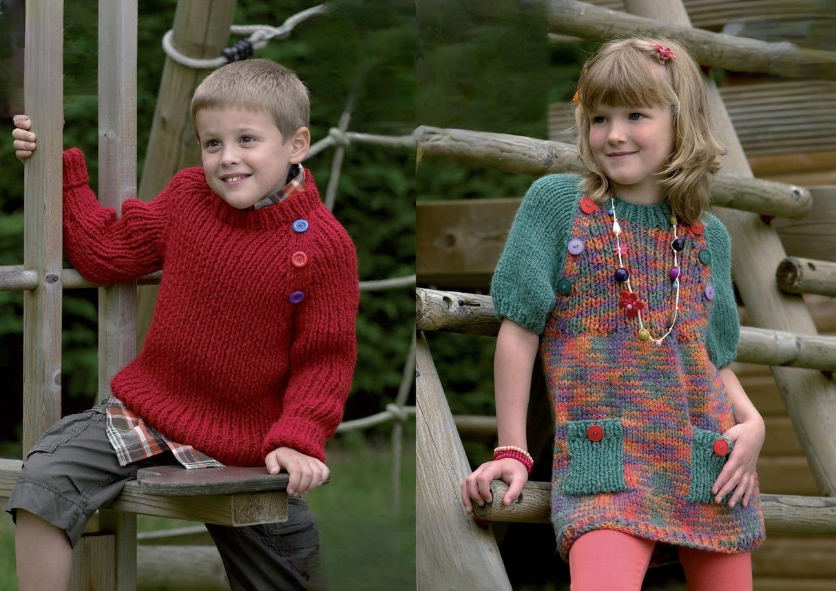 King Cole Magnum Chunky Dress & Sweater Pattern 3268*