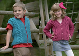 King Cole Magnum Chunky Cardigan & Gilet Pattern 3269*