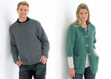 King Cole Magnum Chunky Jacket & Sweater Pattern 3294*