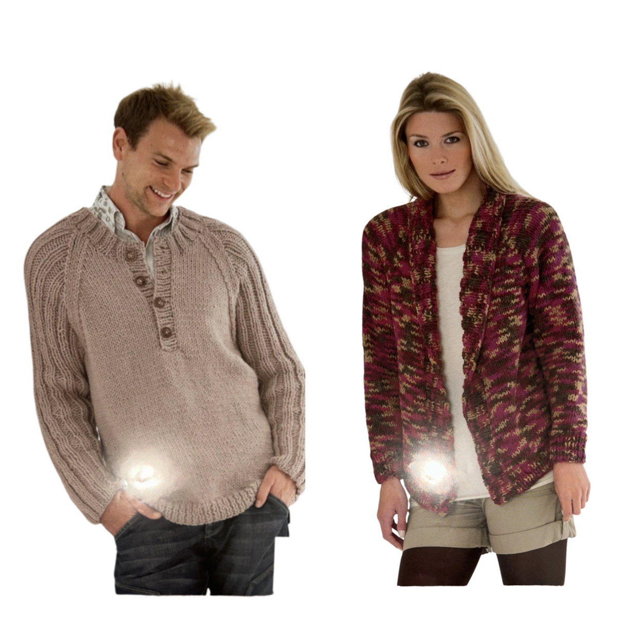 King Cole Magnum Chunky Jacket & Sweater Pattern 3295